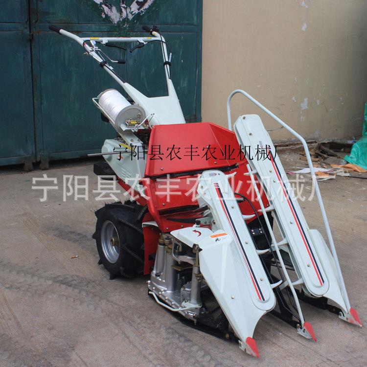 汽油款割机牧草水稻捆机小麦收割割打捆一体手扶自走式燕JFH麦草