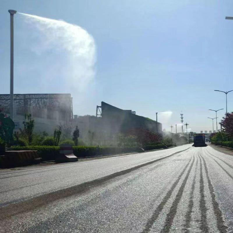 城市空除尘设 矿场备OIF工地高厂房拌站旋转喷雾搅降尘雾桩