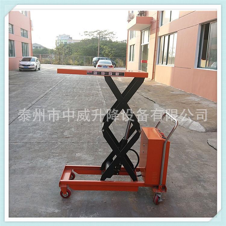 江苏电动运堆高平台车 移动式平台搬车 压升475液降升平台降台