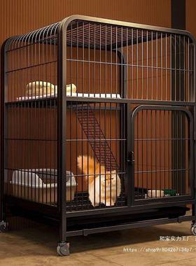 猫猫笼加81186粗加固二家室内层自由空间特大号猫咪用别墅猫屋笼