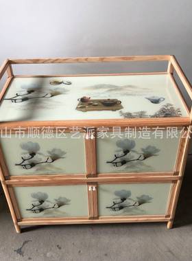 办公简茶金水柜铝合易储物柜酒柜店厨61021房碗柜橱隔厅柜阳台收