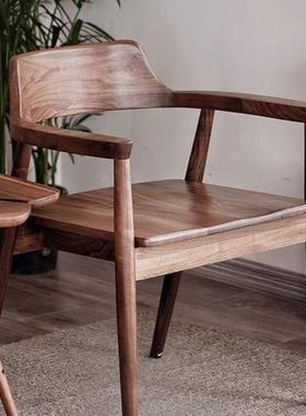 实厅木餐椅靠背肯尼迪总统椅书桌20619椅白蜡木餐背会议椅简约椅