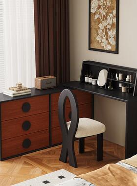 YG-66风7中古梳妆台小柜一体大户型主卧68121收纳柜书桌床斗尾复