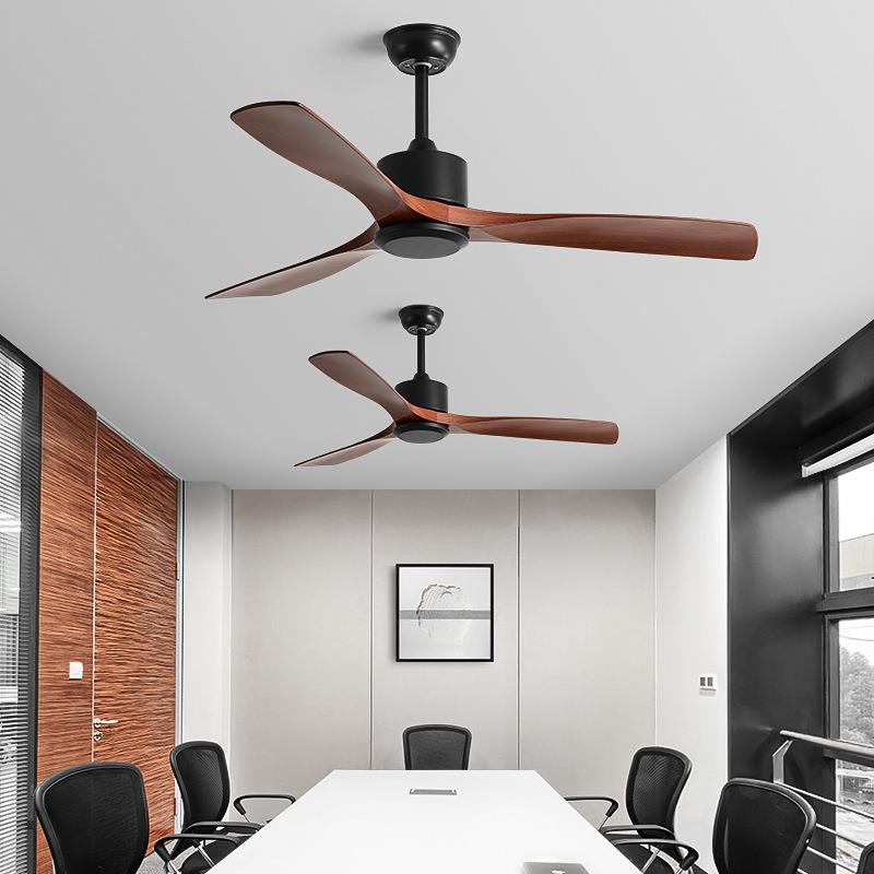 VXR工风业风扇黑色用复古吊扇餐厅客厅简约欧式扇美风式商无灯电