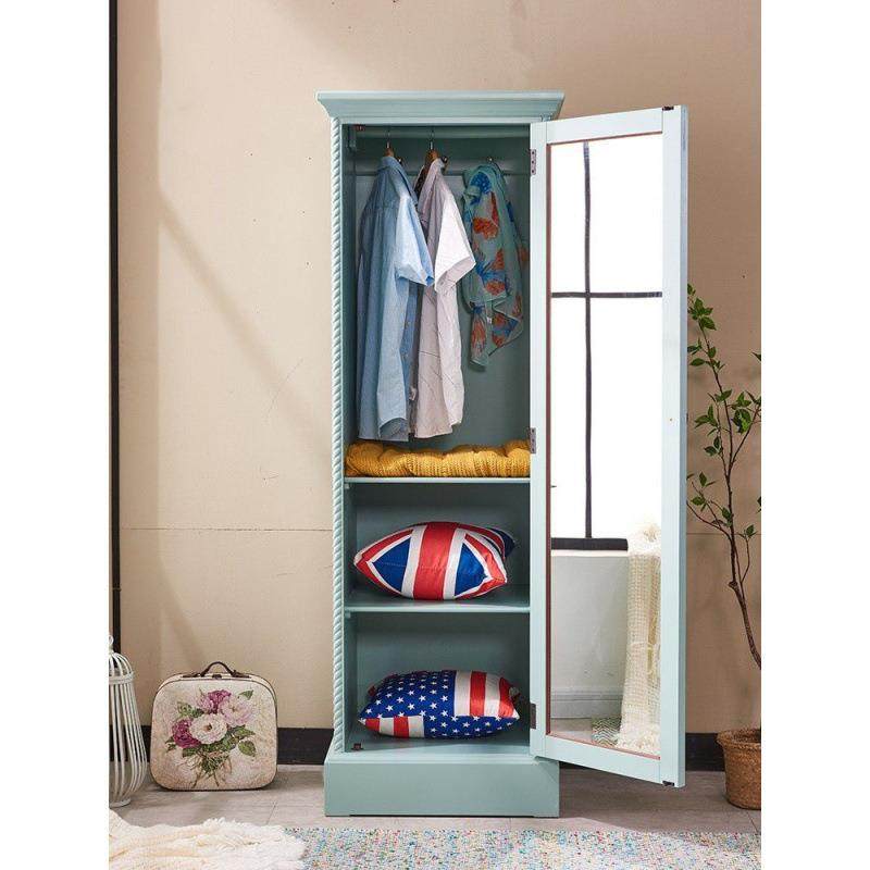 新美式单卧门室衣柜带镜子款衣橱现代简约FJT实木家具小户型挂,鲜花速递/花卉仿真/绿植园艺,其它园艺用品,淘宝优惠券,粉丝福利购,淘宝优惠卷