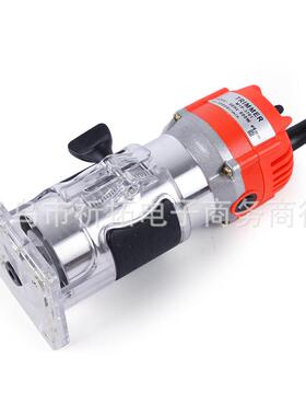 电红色木工体动CJA修开边机雕刻机电木铝铣木材槽机电动工具