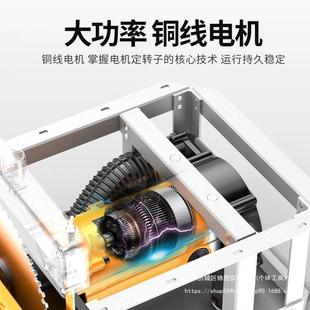 9寸无尘倒圆工装锯木石板吸尘台锯地59359板锯切割机裁板锯膏家用