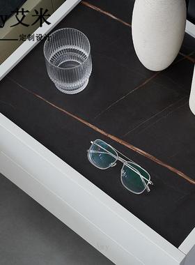 SSNA8008-NA现800意式柜实木轻奢床头柜简约代样板房设8计师卧室