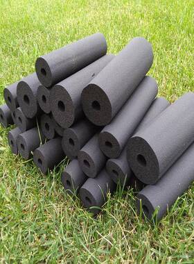 黑色B1级音隔热橡塑管隔铝箔憎水VBS塑橡管太阳能橡塑管