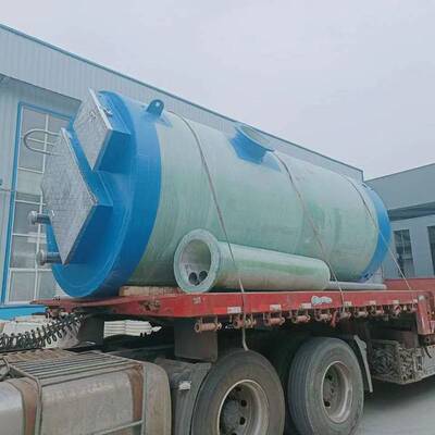 玻璃钢一体化泵站智能雨污收集水地埋式智能泵站预制提升泵站