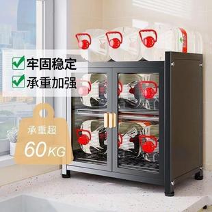 架厨房碗柜置物架防纳QFY尘碗碟柜沥水台面放碗筷碗盘收具储物餐