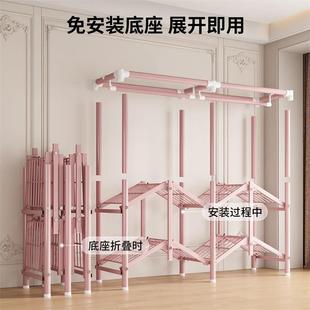 折叠衣柜出租屋用布衣柜全挂式 衣柜家用卧室简易组装 衣服收纳衣橱