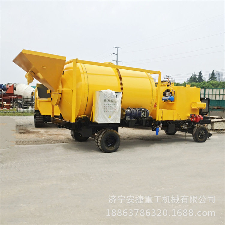 5方沥青拌和机重油加热移动式
