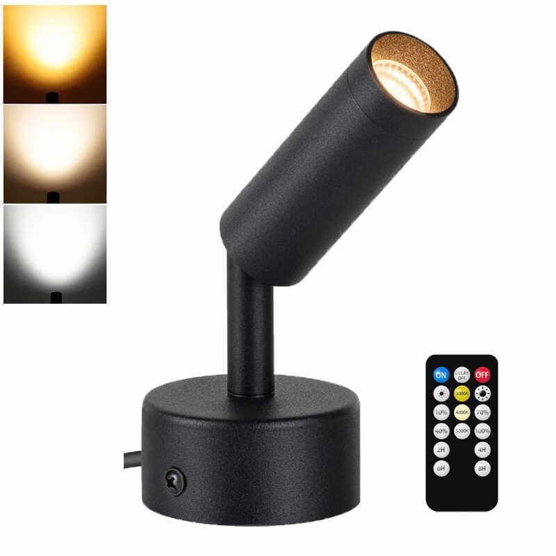 5W遥控聚光灯桌面射灯照画灯