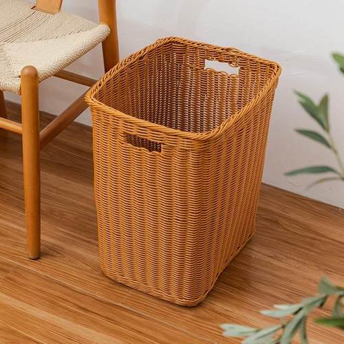 脏衣篓竹编洗衣篮ins北欧风竹藤编织篮装脏衣服的篮子收纳筐大号.