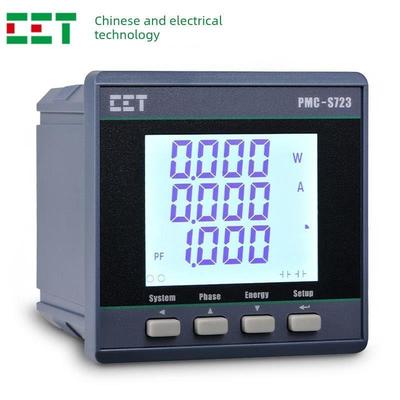 Pmc-S723三相液晶多功能仪表0.5S高精度智能电表厂家485通讯