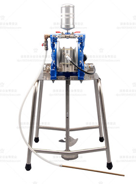 原装进口A-15B带搅拌机组合型气动隔膜泵喷漆泵油漆泵双隔膜泵