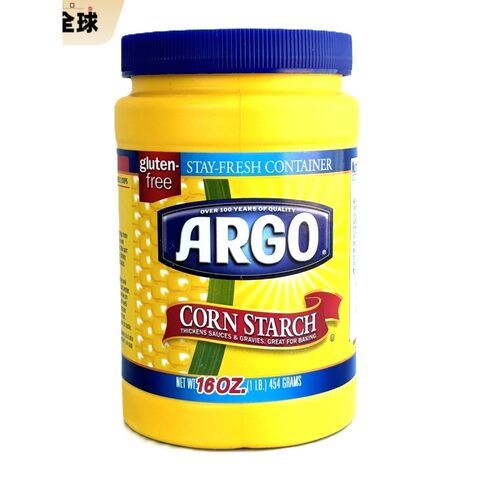包邮美国进口 ARGO CORN STARCH玉米淀粉100% PURE 454g 异食癖