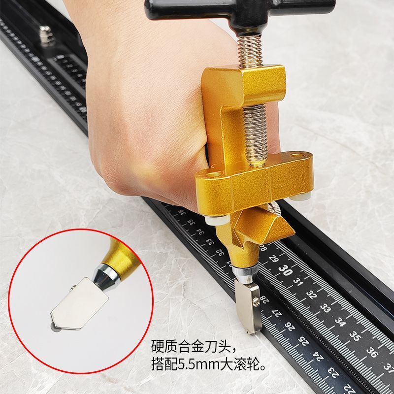 瓷砖切割刀开界神器玻璃刀手动磁砖划刀家用多功能陶瓷切割开界器