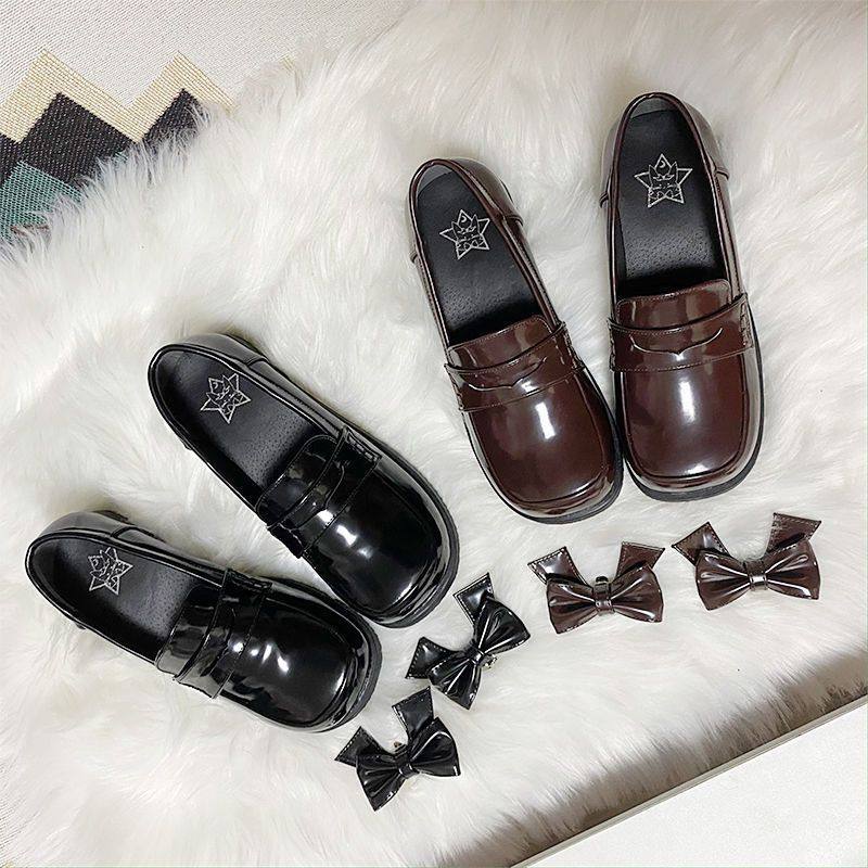 英伦风小皮鞋女学生韩版百搭复古jk制服鞋日系学院2024春秋季新款