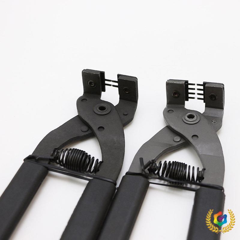 ?无声菱斩钳 菱斩 菱斩打孔器 皮革打孔工具 4mm 4齿皮革钳