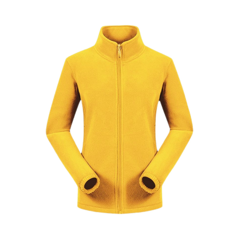 女士摇粒绒时尚抓绒衣韩版秋冬款软壳休闲保暖男女情侣外套女上衣