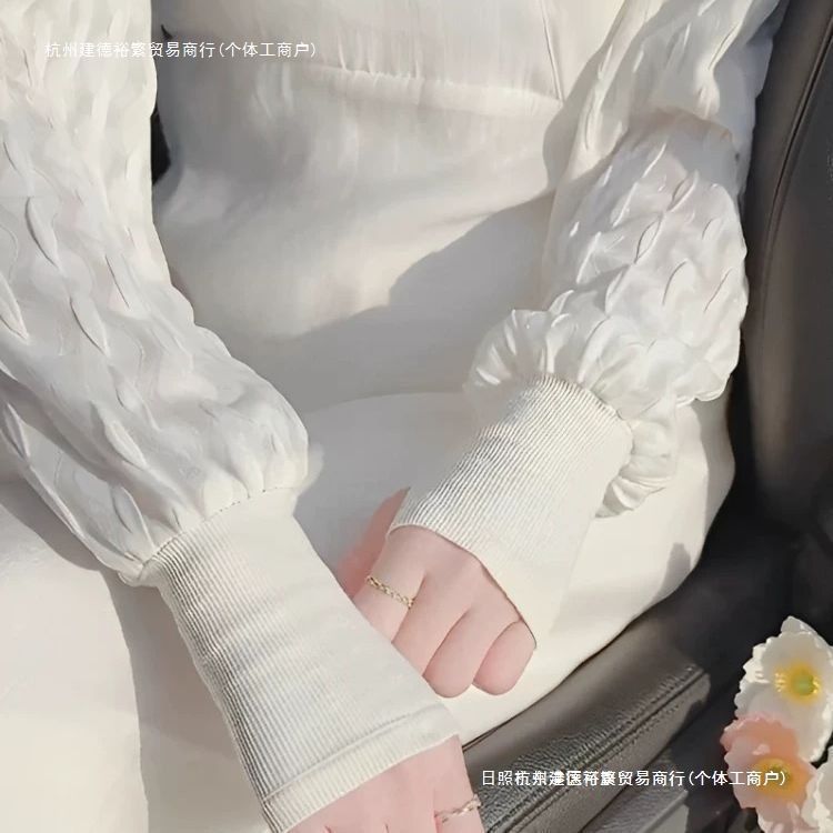 新款冰袖女夏季罗口宽松加大户外骑行护臂冰丝套袖宽松包邮】