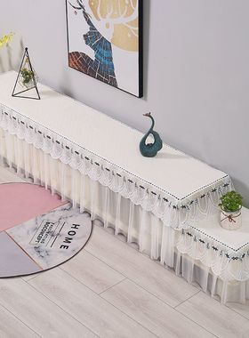 电视柜罩茶几长方形桌布防尘布组合电视柜桌布套装电视柜套供应链