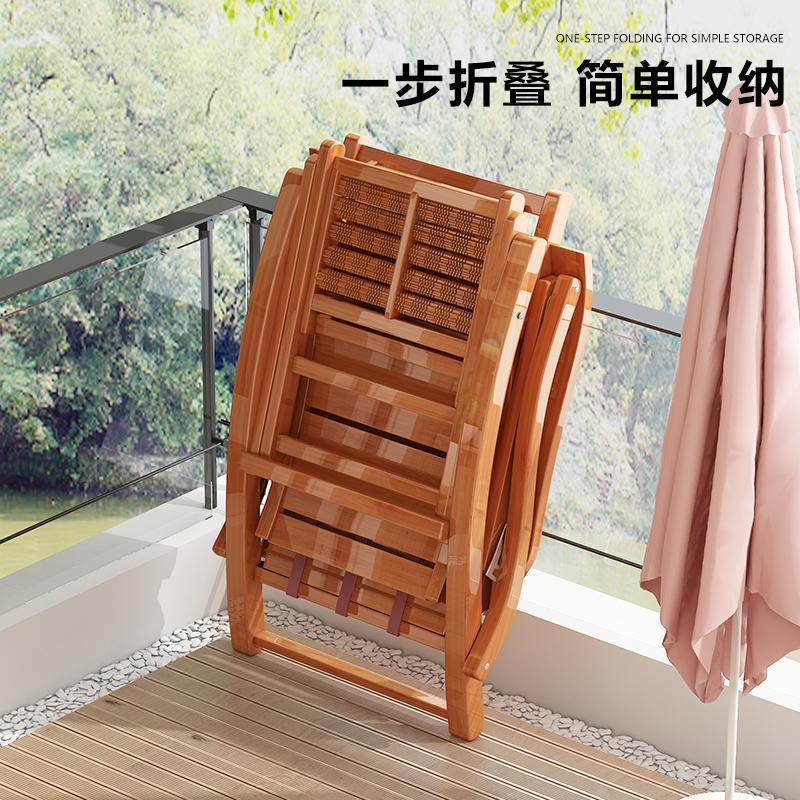 摇摇椅躺椅阳台家用休闲大人懒人楠竹老人专用午睡午休折叠逍遥