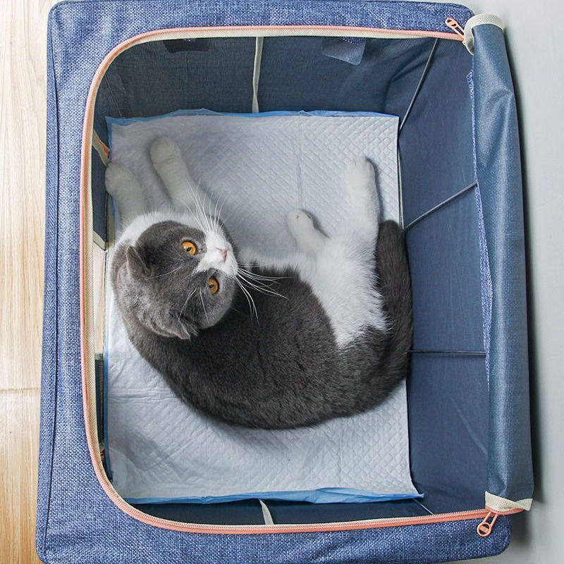 猫产房怀孕待产防水通用可水洗窝帐篷宠物繁殖折叠箱猫咪拆洗