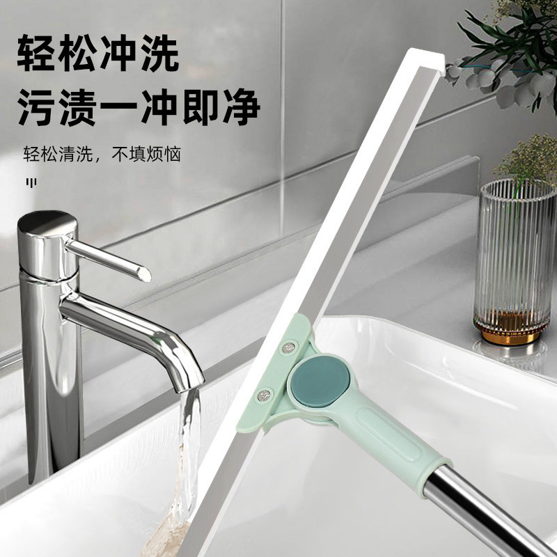 伸缩扫帚拖把扫折叠厕所头发 浴室刮水器魔术扫把硅胶现货地刮