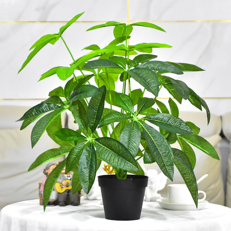 花摆设植物隔断绿植摆件花槽发财树花箱仿生花草假花造景装饰