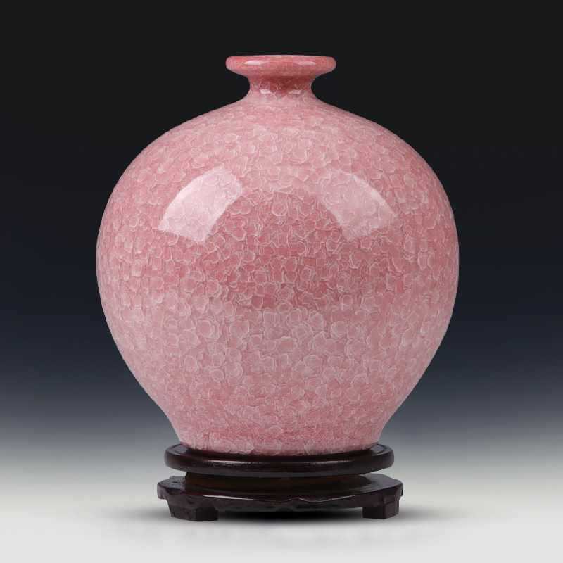 景德镇陶瓷花瓶摆件瓷器客厅瓷瓶瓶子家居饰品中式电视柜插花华庚