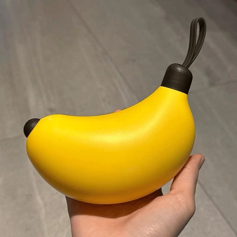 上班族便携香蕉餐具不锈钢户外宝宝外出食品级筷子勺子餐具收纳盒