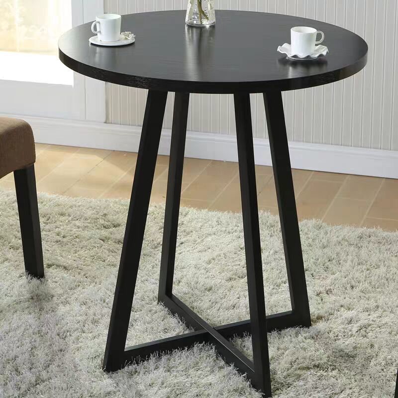 店桌椅新款圆桌卧室轻奢风客厅圆桌子出租屋网红休闲桌