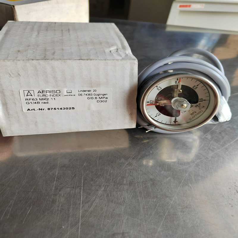 AFRISO仪表，RF63 MK2.11   0/0.6MP（咳咳电子）
