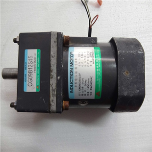 拆机利昆利明单相齿轮减速电机CM09IG60SBF/CG09B12S15 220V60W~