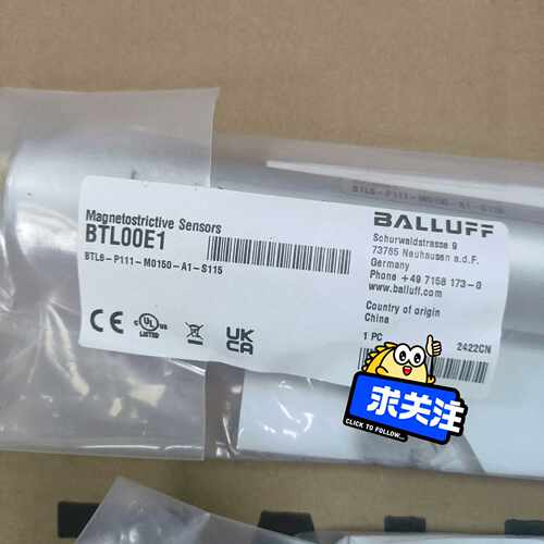 议~原装全新BALLUFF巴鲁夫位移传感器 BTL00E1，