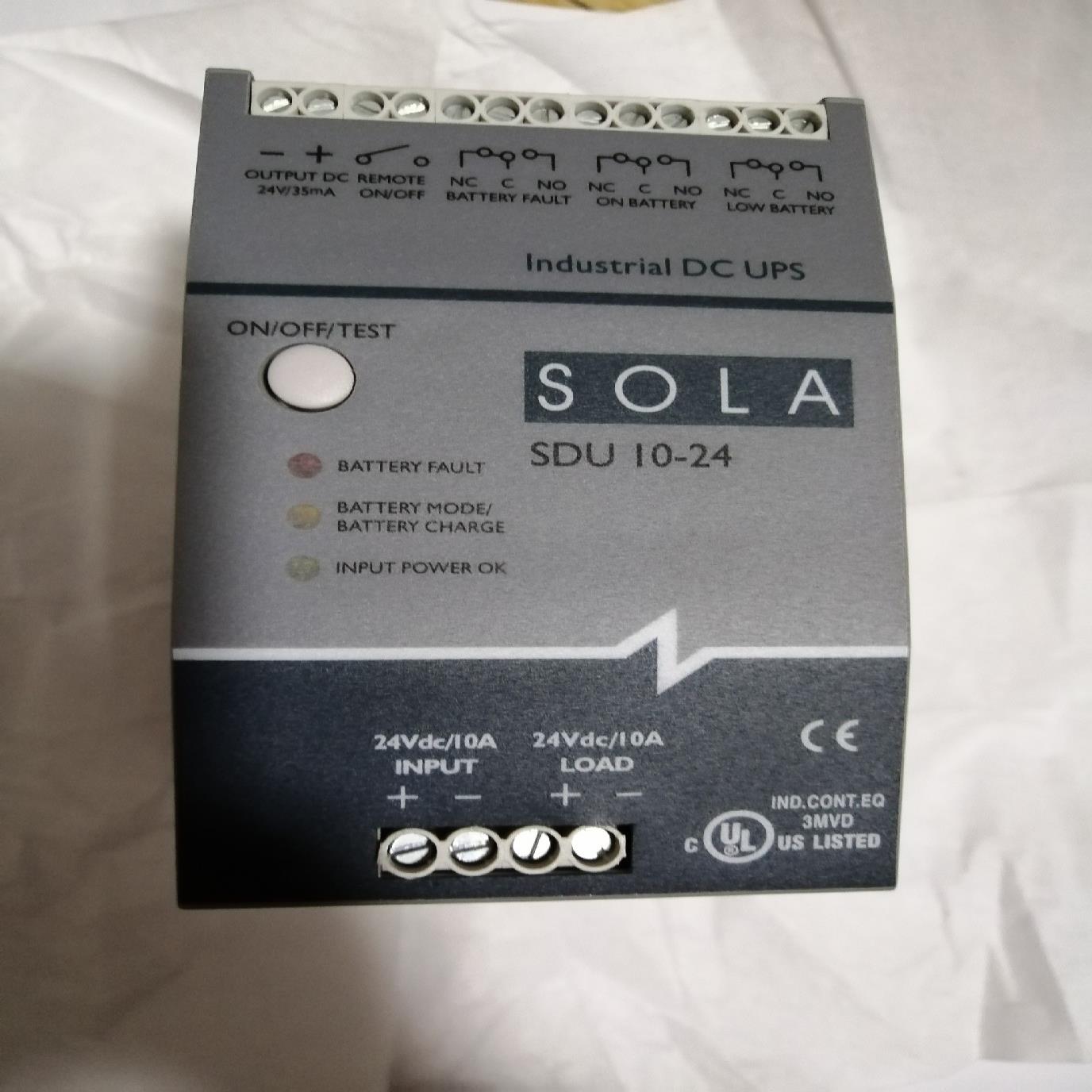 SOLA  SDU 10-24 24VDC 10A 240W~议价