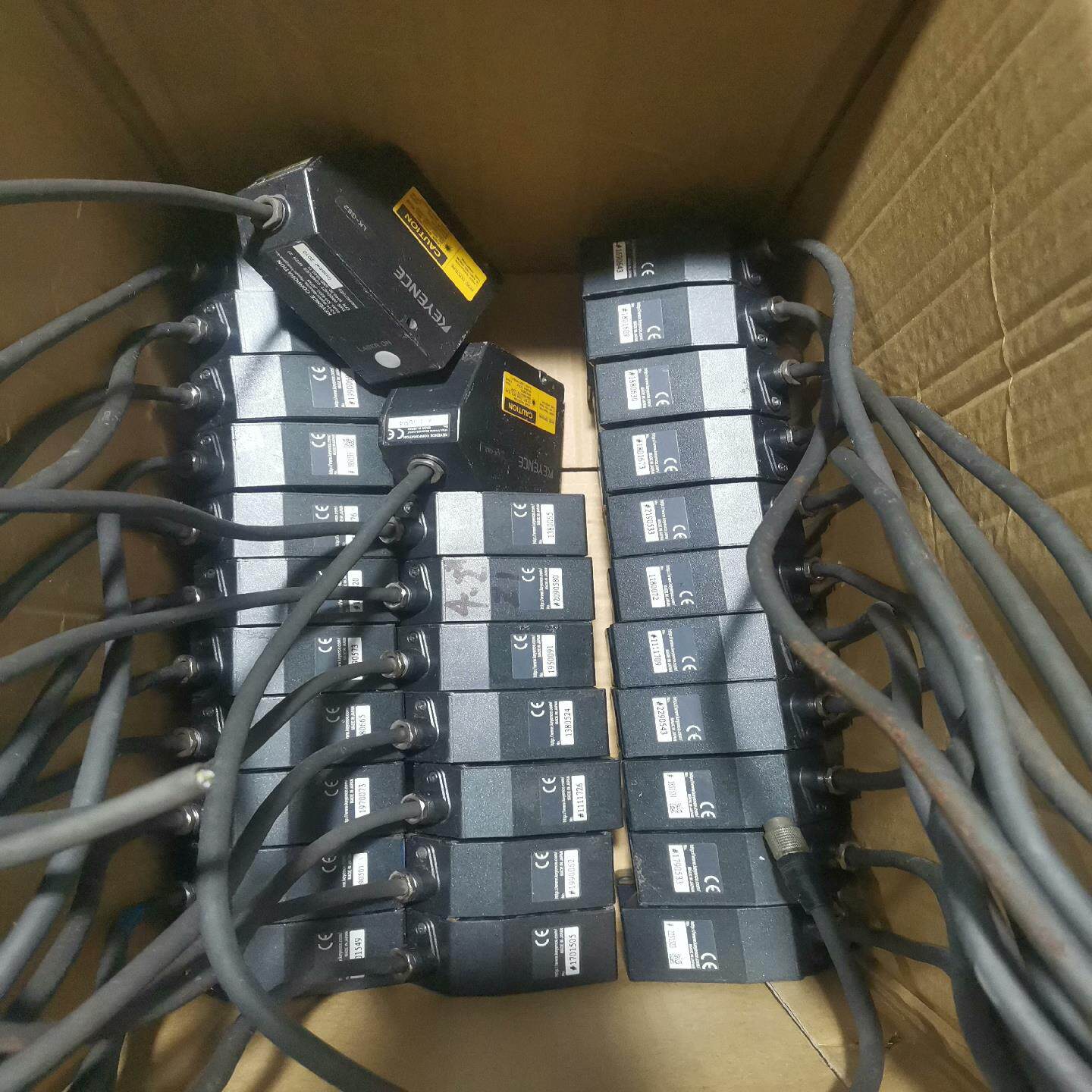 【汇生】拆机基恩士LK-G155激光传感器，成色如图，功能包好，线