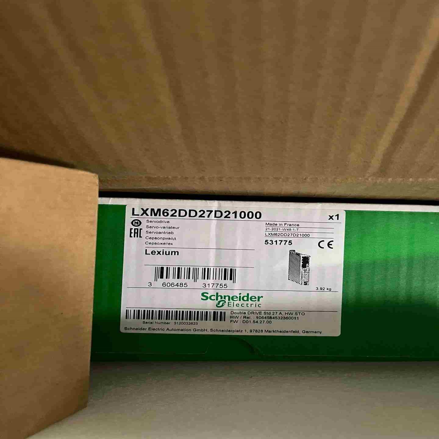LXM62DD27D21000施耐德ELAU伺服驱动器运动控议价