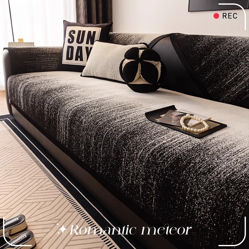 LangSha/浪莎2025新款沙发垫轻奢高级感四季通用直排皮沙发垫固定