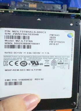 EMC 3.84T MZILT3T8HALS-000C3 M（憨憨电子）