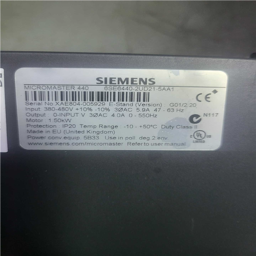 变频器1.5KW 6SE6440-2UD21-5AA1（憨憨电子）