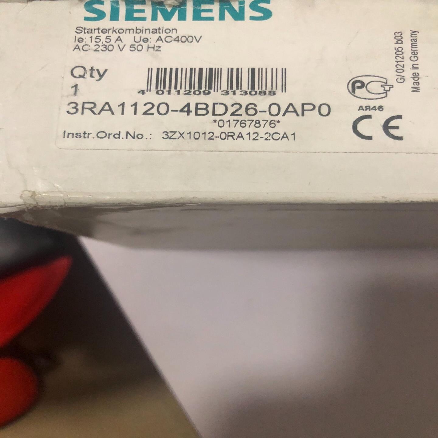 接触器3RA1120-4BD26-0AP0议价