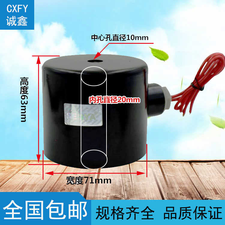 2W通用全铜线圈带铁壳电磁阀水阀气阀AC220VDC24V2分4分6分DC12V