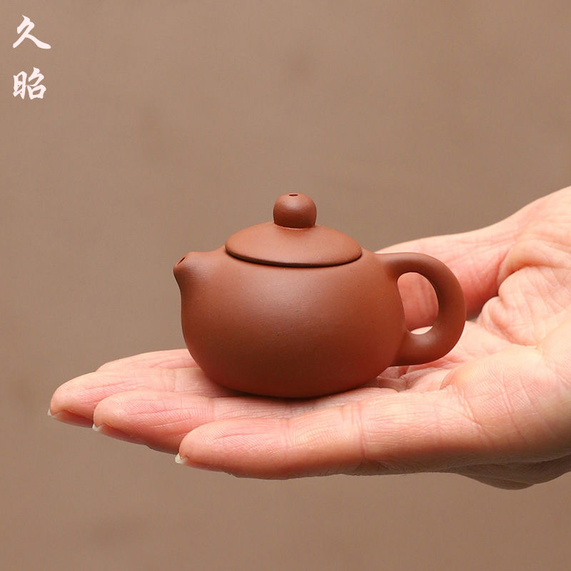 茶宠摆件精可养迷你紫砂壶小号袖珍指尖壶茶玩茶具茶桌功夫茶具