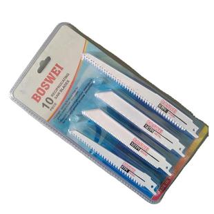 往复锯/马刀锯锯条锯片 6TPI/10TPI/18TPI锯木锯金属锯条10支套装