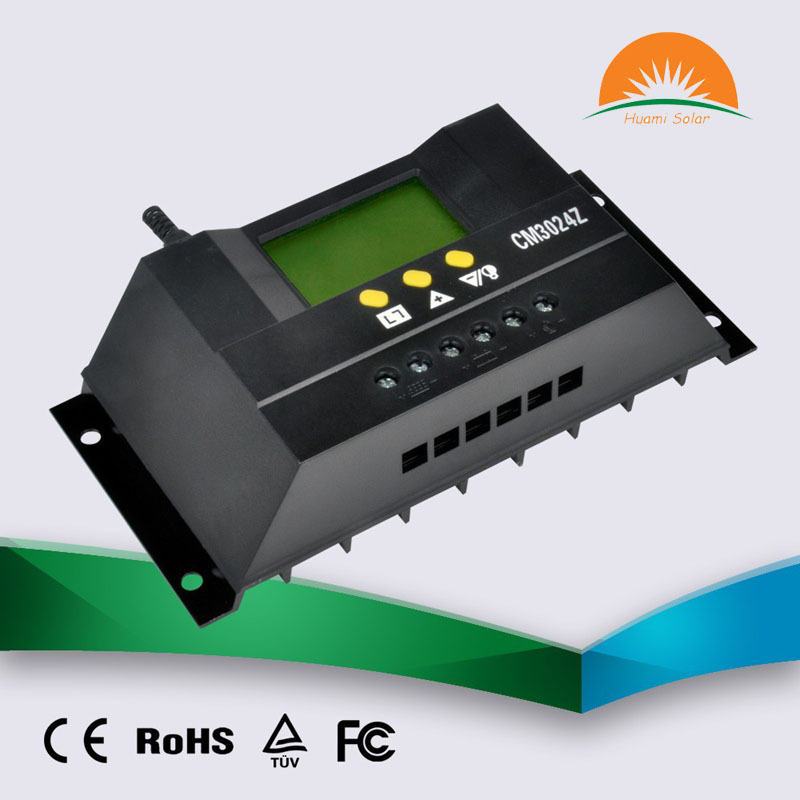 12/24V家用路灯充电防水控制器30A太阳能控制器3024光伏控制器