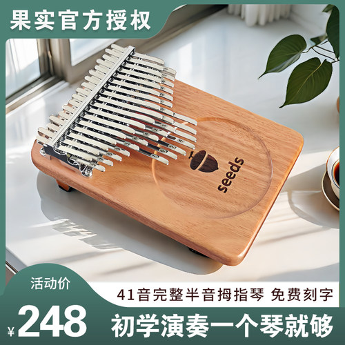 果实34音41音拇指琴卡林巴琴